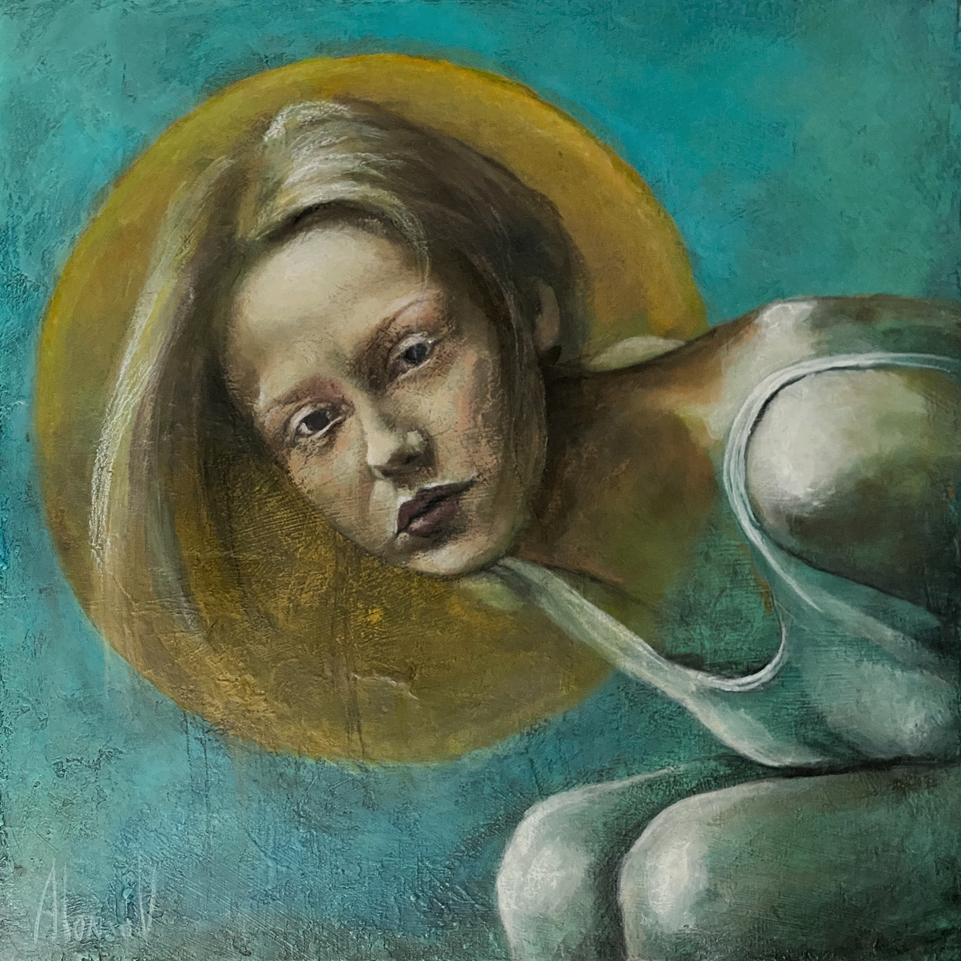 Niña circulo