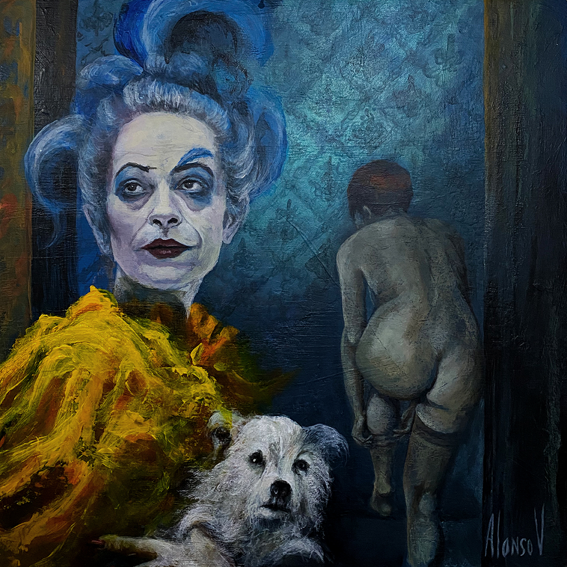 Mujer con Perro